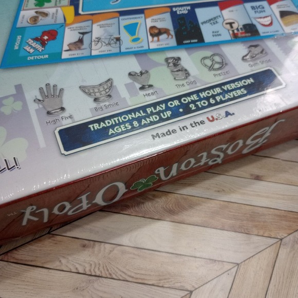 BOSTON-opoly, Board Game BRAND NEW Late For The Sky Monopoly - Picture 3 of 4